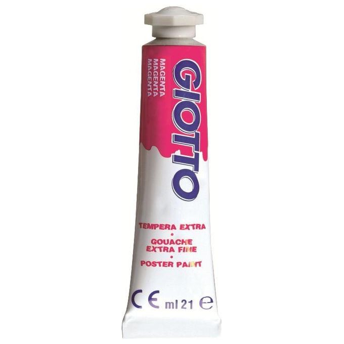 Giotto Confezione 6 Tubi Tempera 21ml Magenta