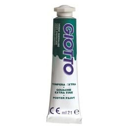 Giotto Confezione 6 Tubi Tempera 21ml Verde Smeraldo