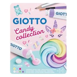 Confezione 7 Candy Tubi Tempera 21ml