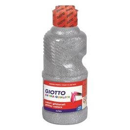 Flacone 250ml Tempera Argento Glitter