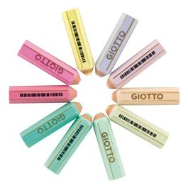 Giotto Happy Gomma Pastel Gomma per Cancellare 40 Pezzi