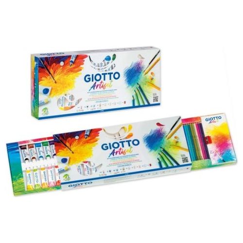Giotto Kit Artiset TemperePastelli Colori Assortiti