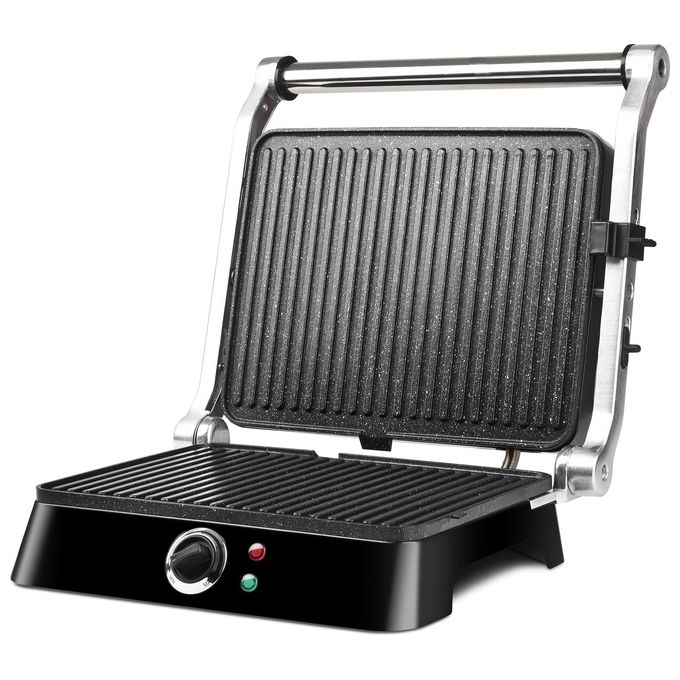 Girmi Bistecchiera Elettrica BS44 Termostato Petravera 29x23cm 1400W