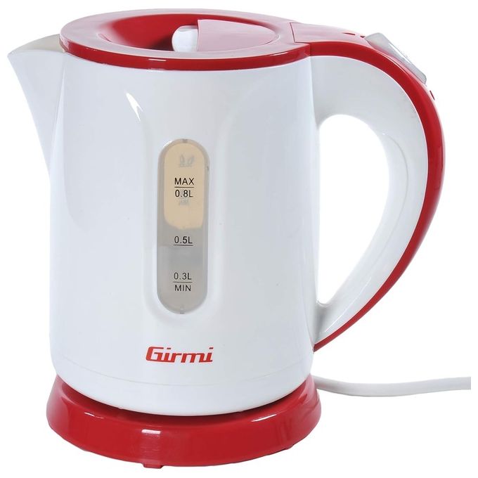 Image of Girmi BL10 Bollitore Elettrico 0,8 litri 1100W Rosso-Bianco