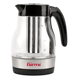 BL51 Bollitore e Tisaniera 2200 W Capacità 17 Litri Caraffa graduata in Vetro Filtro inox per tè e tisane Rotazione 360° Interruttore di accensione Nero