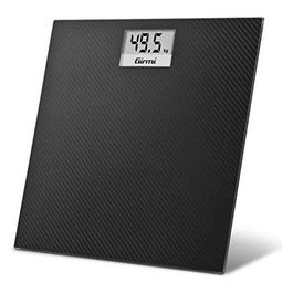 BP27 Bilancia Persona Vetro Effetto Tessuto Elettronica 100gr/150kg Carbonio