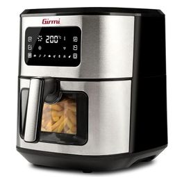 FG88 Friggitrice ad Aria con Finestra 6,5 Litri Potenza 1700W Vassoio Antiaderente per Cottura Sana