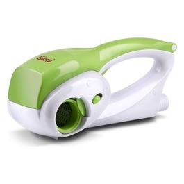 GT0203 Grattugia Elettrica Ricaricabile 12W 2 Rulli Inox Bianco/Verde