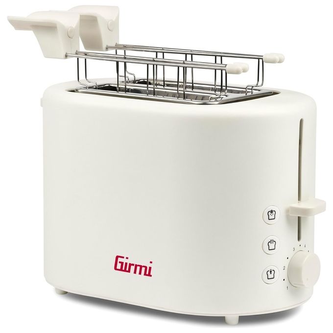 Girmi TP21 Tostapane con Pinze e Scalda-Brioches 750W