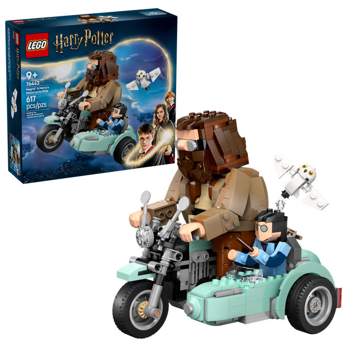 LEGO Harry Potter Giro sul sidecar di Hagrid e Harry 76443