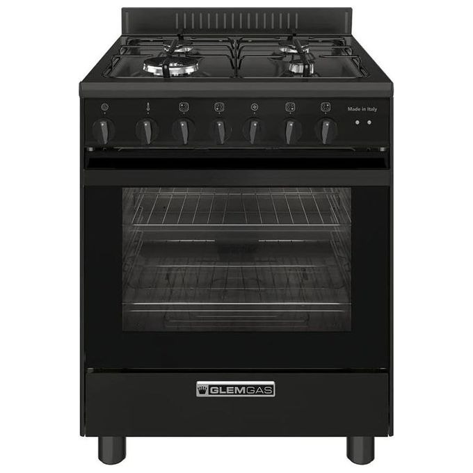 Cucina gas 4 zone Forno elettrico SPECIALISTA SE SA66TBK Black Classe A (60x60x85cm)
