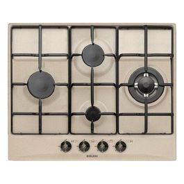 GT645SA Piano Cottura 60Cm 3 Fuochi 1 Tripla Corona Rombo Sabbia