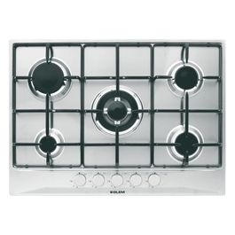 GT755IX Piano Cottura a Gas 5 Zone Cottura Acciaio Inox con FSD