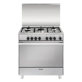 U855MI6 Cucina Libera installazione Piano Cottura a Gas 5 Fuochi Forno Elettrico 80x50cm A Acciaio Inossidabile