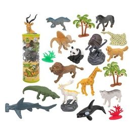 Animali Animals Mates Tubo 15 Pezzi con Testa Assortito