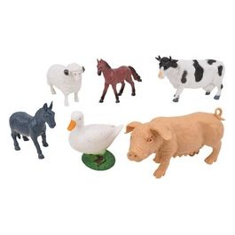 Animali Wtoy Animali Fattoria 6 Pezzi Assortito