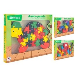 Globo Costruzioni Sir Wood Puzzle Legno 26 Pezzi