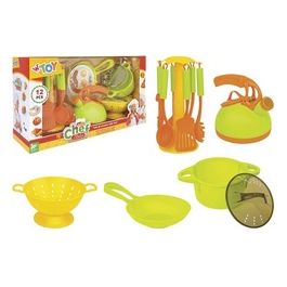 Playset Accessori Cucina 12 Pezzi per Chef Italia