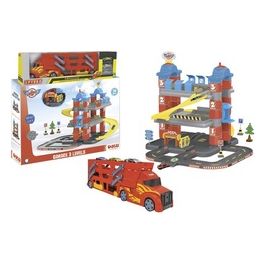 Playset Spidko 3 Piani con Camion Portauto