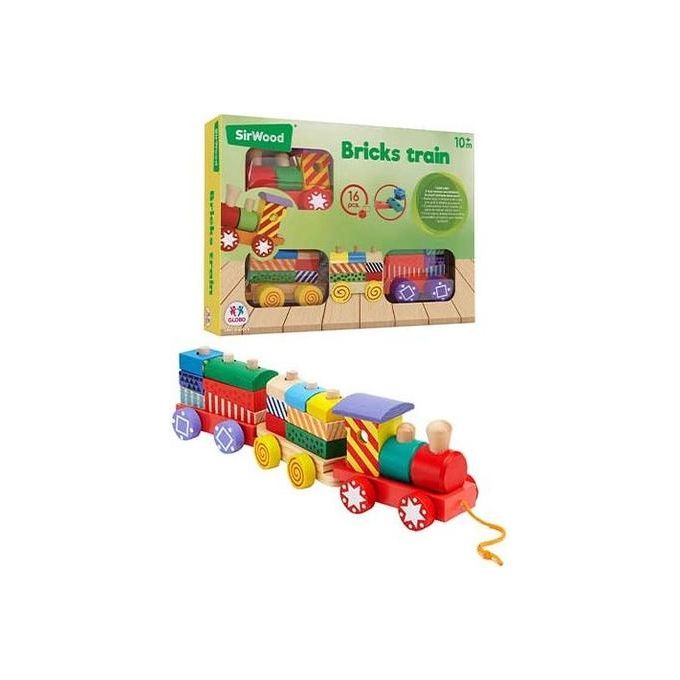Globo Prime Attivita' Sirwood Trenino Trainabile 16 Pezzi