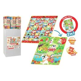 Tappeto Gioco Vitamina g 2 Lati Lettere e Numeri