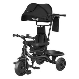 Triciclo Vitamina G Evo 5 in 1 con Parasole Nero