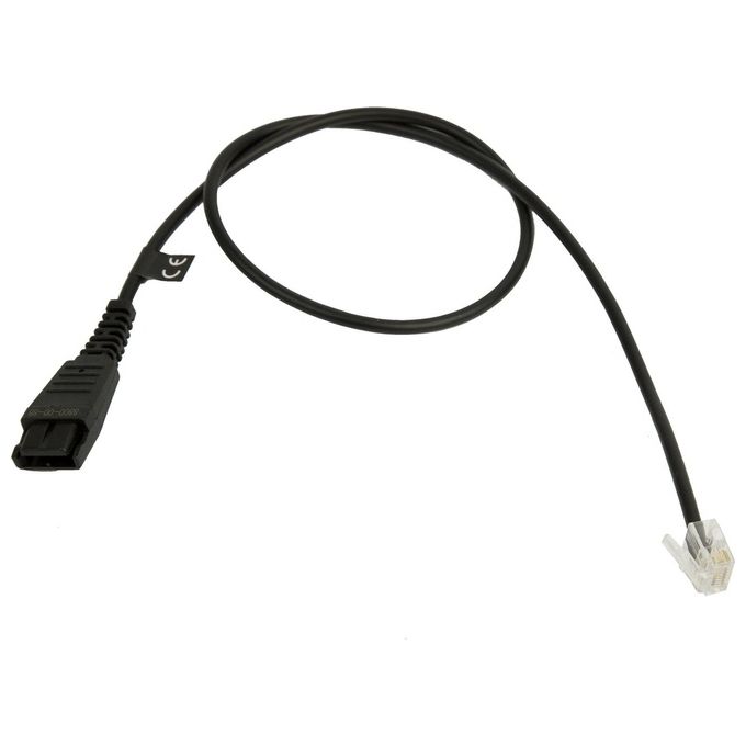 gn Netcom Cable w/ qd to rj45 plug 8pin per Agfeo st 40