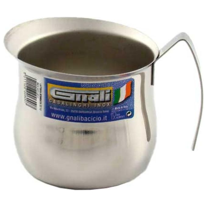 Gnali Bacicio Bollilatte Acciaio Inox Bombato 350cc