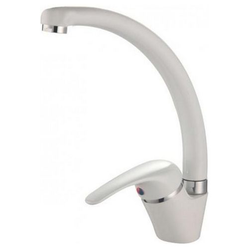 Sei Miscelatore Lavello Monoforo Canna Alta Colore Bianco