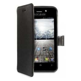 flip cover black per smartphone quantum 400