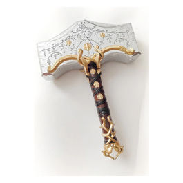 God of War, Martello di Thor Mjolnir, Replica in Resina, 50x30cm
