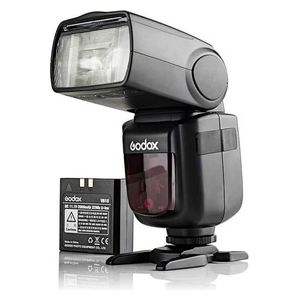 Godox V860II-S it Kit Ving 2.4 G GN60 TTL HSS 1/8000s Li-on Battery fotocamera Speedlite Flash per Sony DSLR Fotocamera Nero
