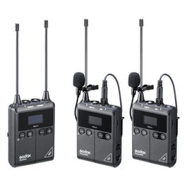 Godox WmicS1 Set 2 Sistema Wireless Lavalier UHF