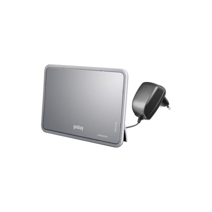 Goobay Antenna Attiva per Interni Dvb-t Incluso Filtro Lte-4G Grigio