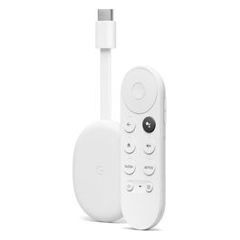 Chromecast con TV bianco