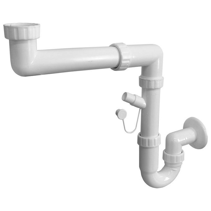 Goplast Sifone Lavelli Salvaspazio 1 Via Pp Bianco