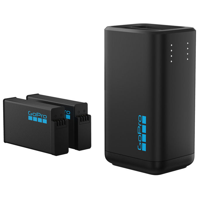 Gopro Caricabatteria per Fotocamera Sportiva Accessorio Nero AMDBD-001-EU
