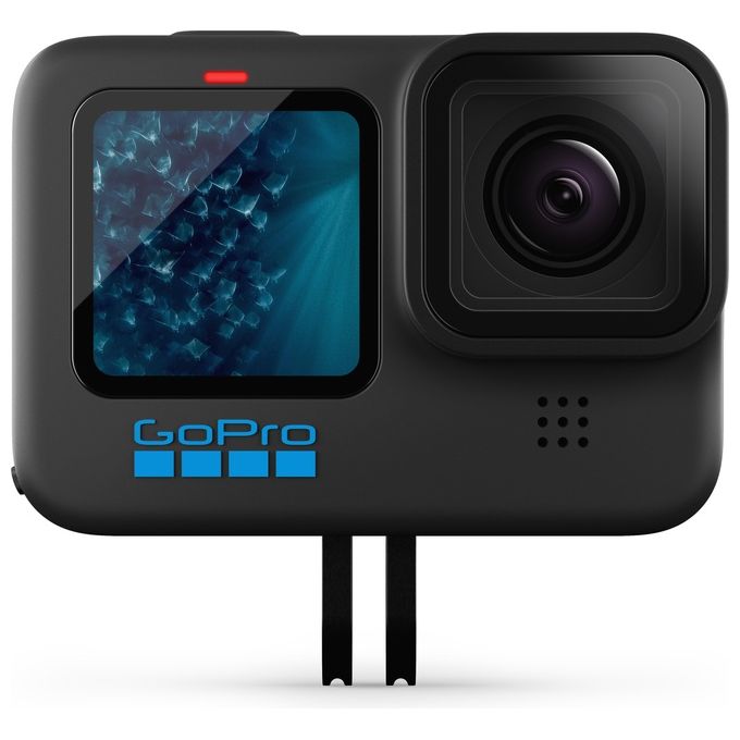 GoPro HERO11 Black Waterproof Action Camera con 5.3K 60 Ultra HD Video 27MP Photos 1/1.9" Image Sensor Live Streaming