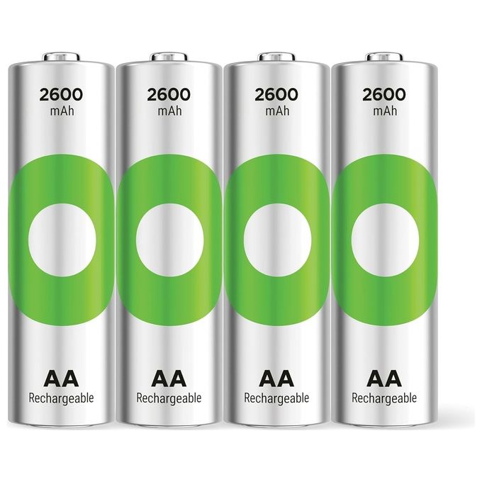 GP Batteries ReCyko NiMH Batterie AA 2600mAH 1x4