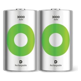 ReCyko NiMH Batterie D Mono 5700 mAH Pronte per l'Uso 1x2 Pezzi