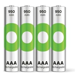 ReCyko NiMH Batterie AAA 950mAH Pronte per l'Uso 1x4 Pezzi