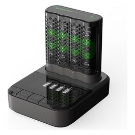 ReCyko Pro P461 Modello USB Caricabatterie con 4xAA NiMh 2000mAh