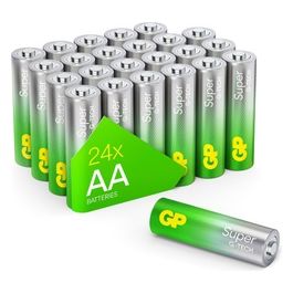 Super Alkaline AA 1.5V Batterie Packs 24 Pezzi