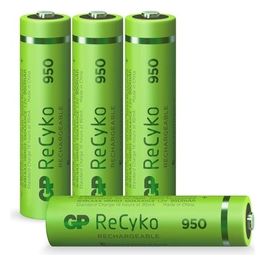 GP Battery 4 ReCyko NiMH Batterie AAA 950mAH