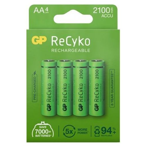 GP Battery 4 ReCyko+ NiMH Batterie AA 2100mAH