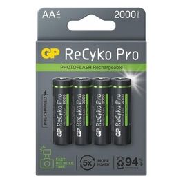 GP Battery 4 ReCyko Pro NiMH FOTO Akku AA/Mignon 2000mAh Pro