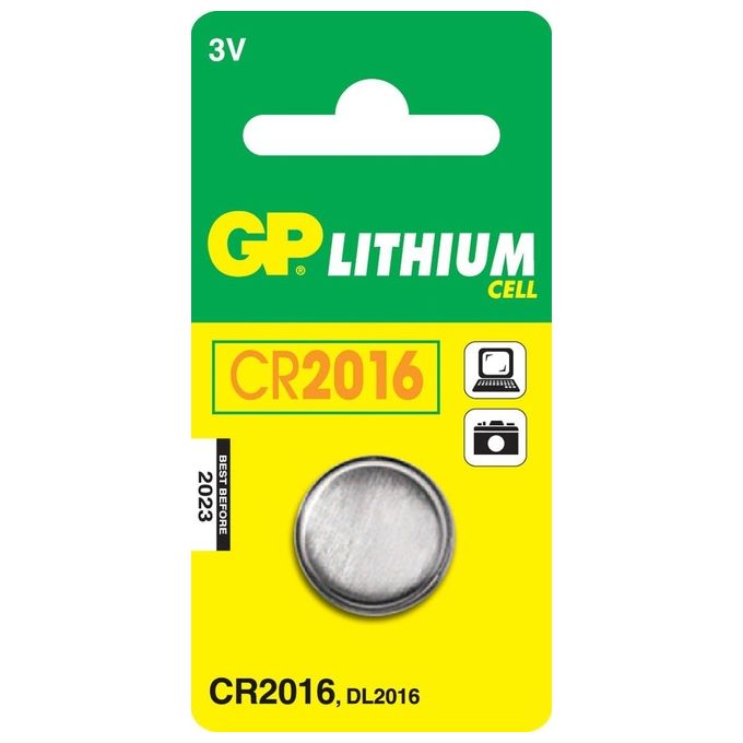 GP Battery batterie cr 2016 c1 Bottone