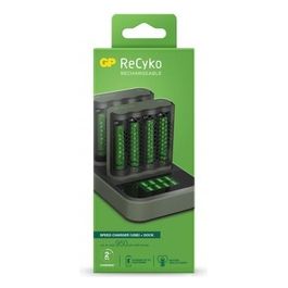 GP Battery ReCyko M4D85 8-Fach LCD 8 Porte Docking 4x AA NiMh 2600mAh