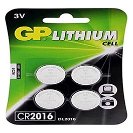 GP Battery VD103180 CR 2016 4 Pile al Litio
