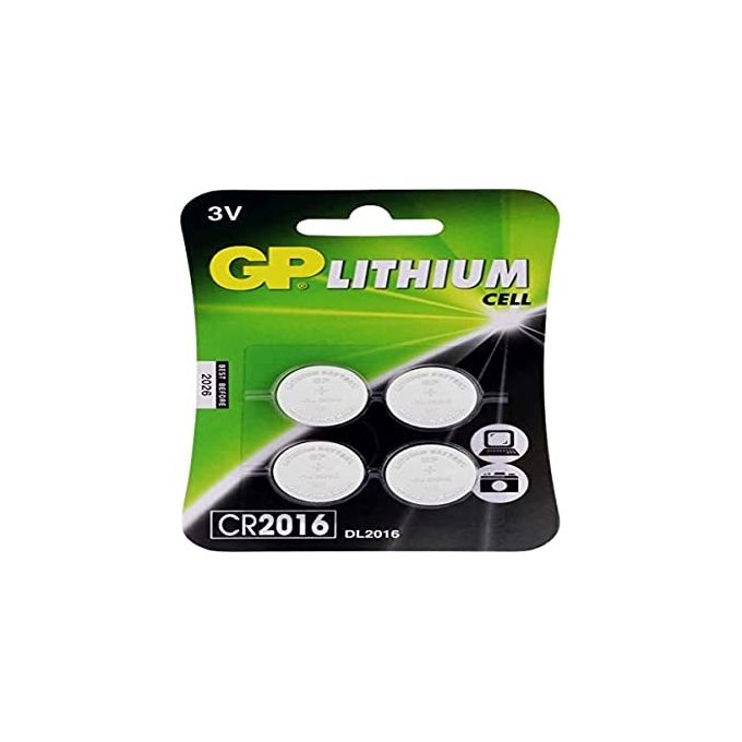 GP Battery VD103180 CR 2016 4 Pile al Litio